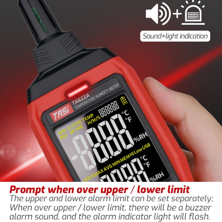 TASI TA622B USB Computer Connection Temperature Humidity Meter Digital Dew Point Thermometer
