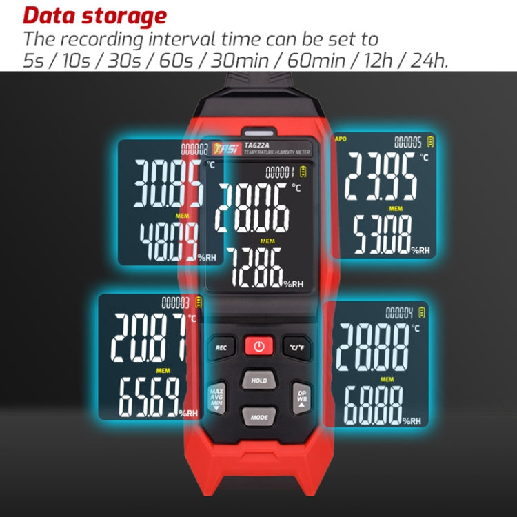TASI TA622A Temperature Humidity Meter Digital Dew Point Thermometer