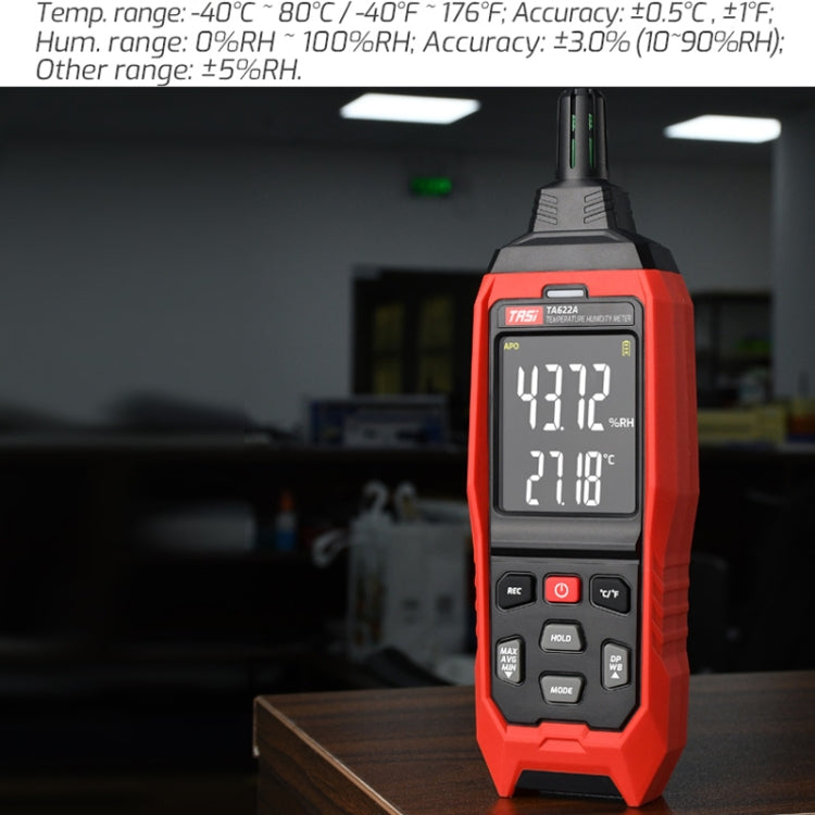 TASI TA622B USB Computer Connection Temperature Humidity Meter Digital Dew Point Thermometer