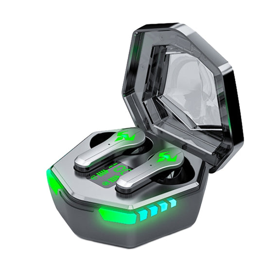 N35 TWS Colorful Light In-Ear Low Latency Wireless Bluetooth Game Earphones, Style: Digital Display