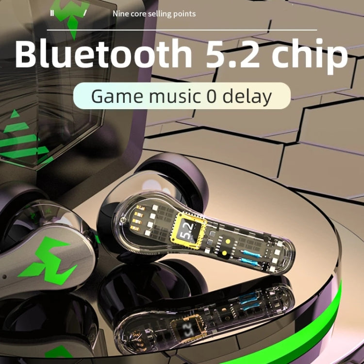 N35 TWS Colorful Light In-Ear Low Latency Wireless Bluetooth Game Earphones, Style: Non-digital Display