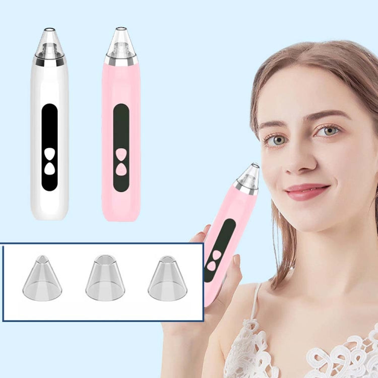 Blackhead Remover Vacuum Pore Cleaner Facial Deep Cleaning Beauty Tools(White)