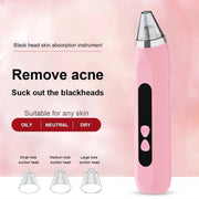 Blackhead Remover Vacuum Pore Cleaner Facial Deep Cleaning Beauty Tools(White)