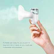Rechargeable Eye Sprayer Mini Face Steamer Humidifier with Fine Mist(Green)