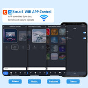 HDMI 2.0-PRO Smart Ambient TV Led Backlight Led Strip Lights Kit Work With TUYA APP Alexa Voice Google Assistant 2 x 2m(AU Plug)