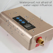 AU Plug 4000W Electric Water Heater With Remote Control Adjustable Temperate(Black)