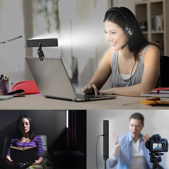 APEXEL APL-FL06 Portable Square Strip Live Video Conferencing Fill Light