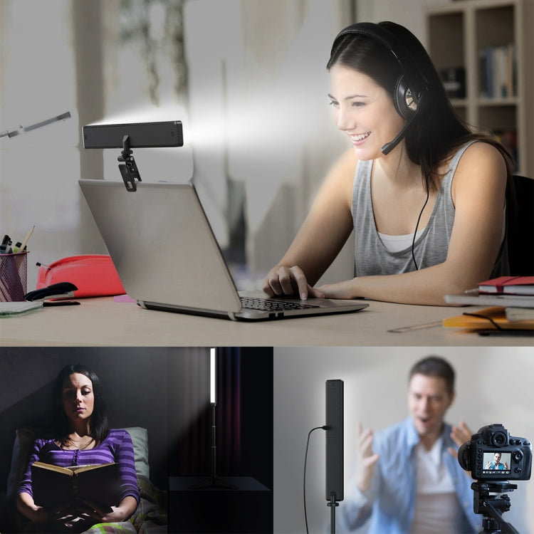 APEXEL APL-FL06 Portable Square Strip Live Video Conferencing Fill Light