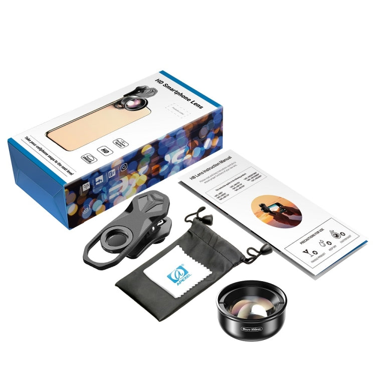 APEXEL APL-HB100MM HD Insect Jewelry 100 Micro External Mobile Phone Lens(Telephoto Clip)