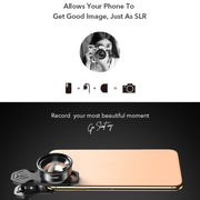 APEXEL APL-HB100MM HD Insect Jewelry 100 Micro External Mobile Phone Lens(Telephoto Clip)