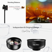 APEXEL APL-HB100MM HD Insect Jewelry 100 Micro External Mobile Phone Lens(Telephoto Clip)