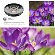 APEXEL APL-HB5 5 in 1 Wide Angle Macro Fisheye HD External Mobile Phone Lens(Set)