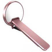 Aluminum Alloy Mobile Phone Bracket Ultra-thin Rotating Back Stick Lollipop Mirror Bracket(Pink)