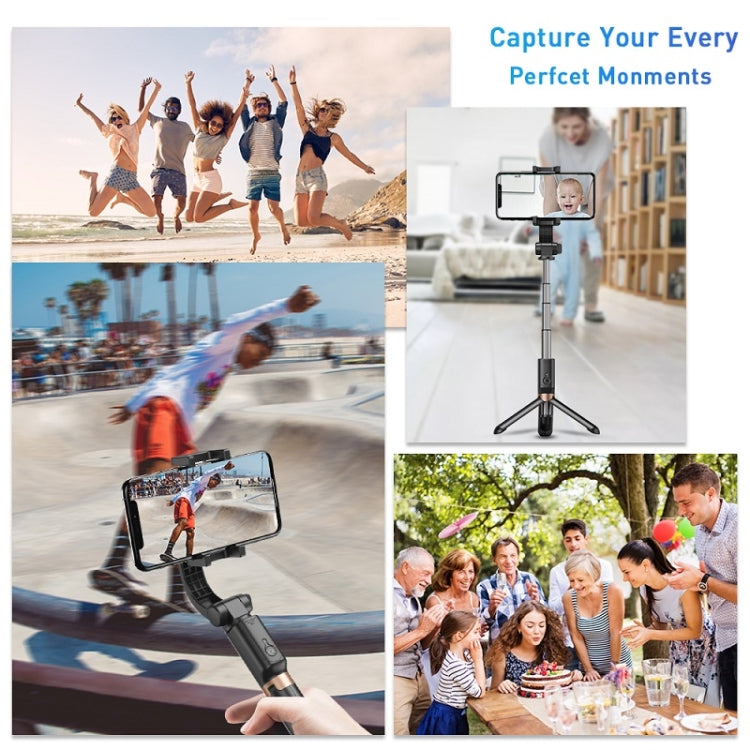 APEXEL APL-D6 Live Video Multifunctional Mobile Phone Gimbal Stabilizer Selfie Stick
