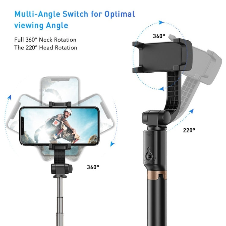 APEXEL APL-D6 Live Video Multifunctional Mobile Phone Gimbal Stabilizer Selfie Stick