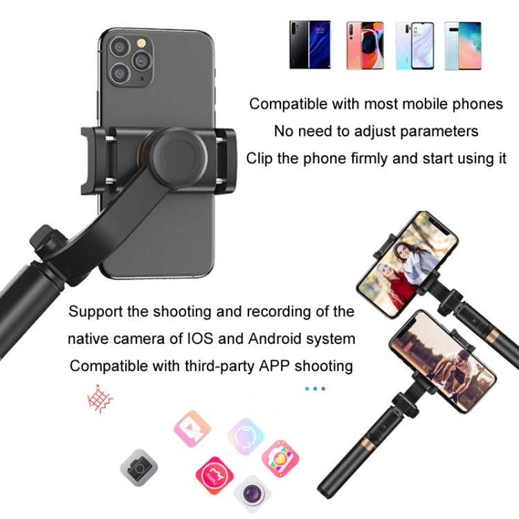 APEXEL APL-D6 Live Video Multifunctional Mobile Phone Gimbal Stabilizer Selfie Stick