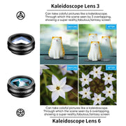 APEXEL APL-22XDG9 22X External Camera Adjustable Focus Mobile Phone Lens(10 in 1)