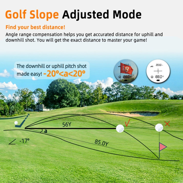 ARTBULL Golf Rechargeable Telescope Laser Rangefinder with Screen, Specification: 650m
