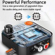 BR05 AUX 2RCA TF Bluetooth Adapter Wireless Receiver Transmitter