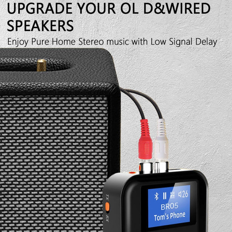 BR05 AUX 2RCA TF Bluetooth Adapter Wireless Receiver Transmitter