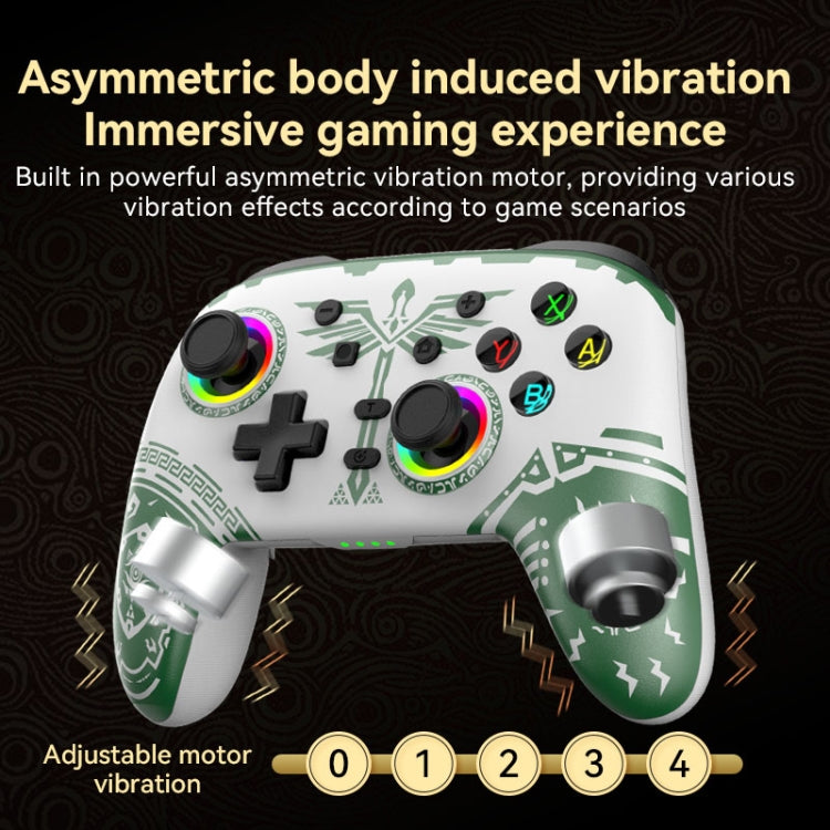 Wireless Bluetooth Somatosensory Vibration Gamepad for Nintendo Switch/Switch PRO, Color: Black