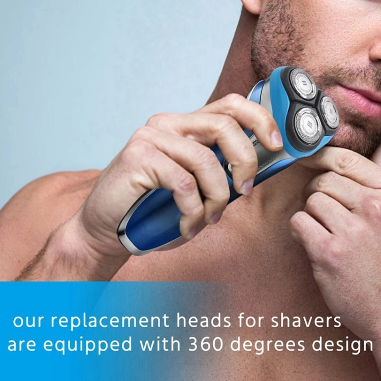 For Philips AT/PT Series Razor Integral Head with HQ8 Double-layer Blades(Dark Grey)