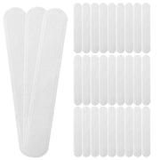 100pcs Disposable Hat Brim Stickers Shirt Collar Anti-dirty Sweat-absorbing Stickers(White)
