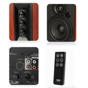 Edifier R1700BT Wireless Bluetooth HIFI Computer Speaker Subwoofer 2.0(Wood Grain)