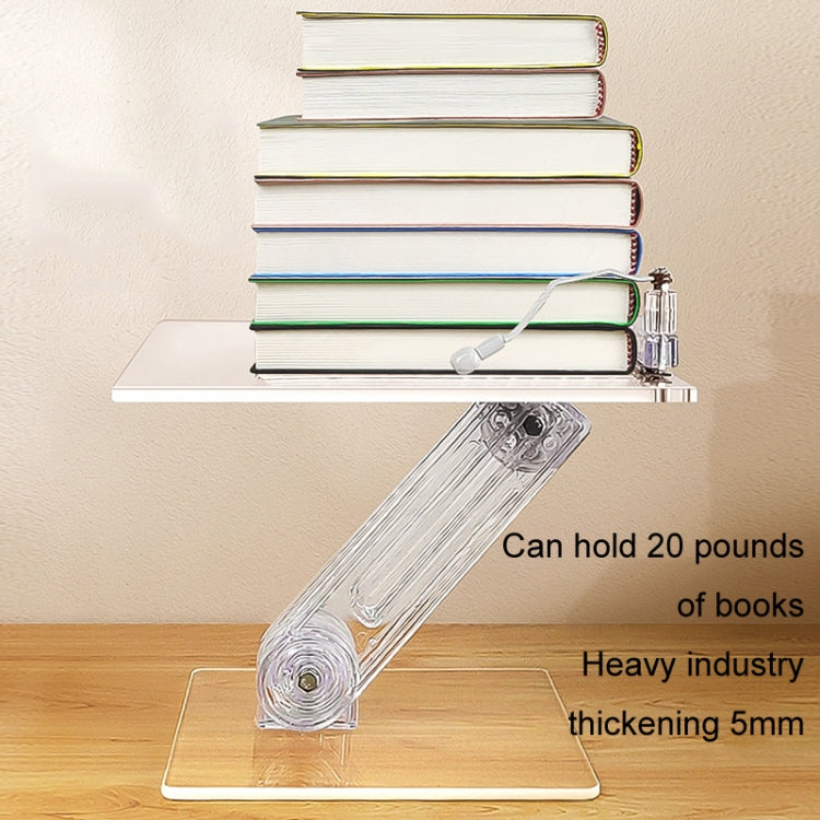 Student Desktop Reading Rack Transparent Acrylic Tablet Stand, Style: B Model