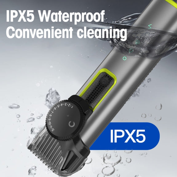 IPX5 Water-resistant Men Multi-Functional Barber 4 In 1 Shaver Nose Hair Set USB Charging Push