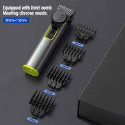 IPX5 Water-resistant Men Multi-Functional Barber 4 In 1 Shaver Nose Hair Set USB Charging Push
