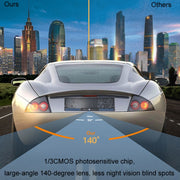 Solar Integrated License Plate Frame Vehicle Camera Wireless Reversing Display(RC03)