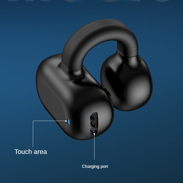 Z28 Wireless Ear Clip Type Single-Ear Bluetooth 5.3 Earphone(White Box Packag)