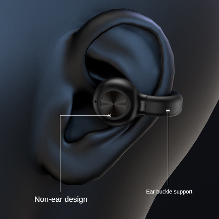 Z28 Wireless Ear Clip Type Single-Ear Bluetooth 5.3 Earphone(White Box Packag)