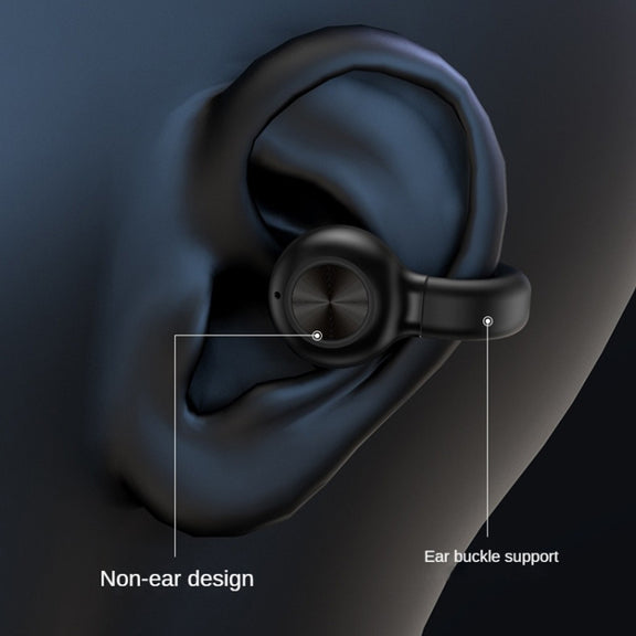 Z28 Wireless Ear Clip Type Single-Ear Bluetooth 5.3 Earphone(White Box Packag)