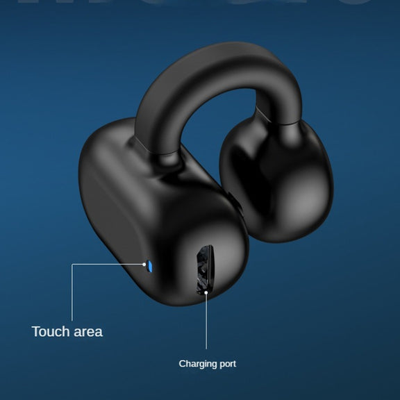 Z28 Wireless Ear Clip Type Single-Ear Bluetooth 5.3 Earphone(White Box Packag)