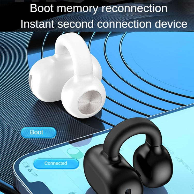 Z28 Wireless Ear Clip Type Single-Ear Bluetooth 5.3 Earphone(White Box Packag)