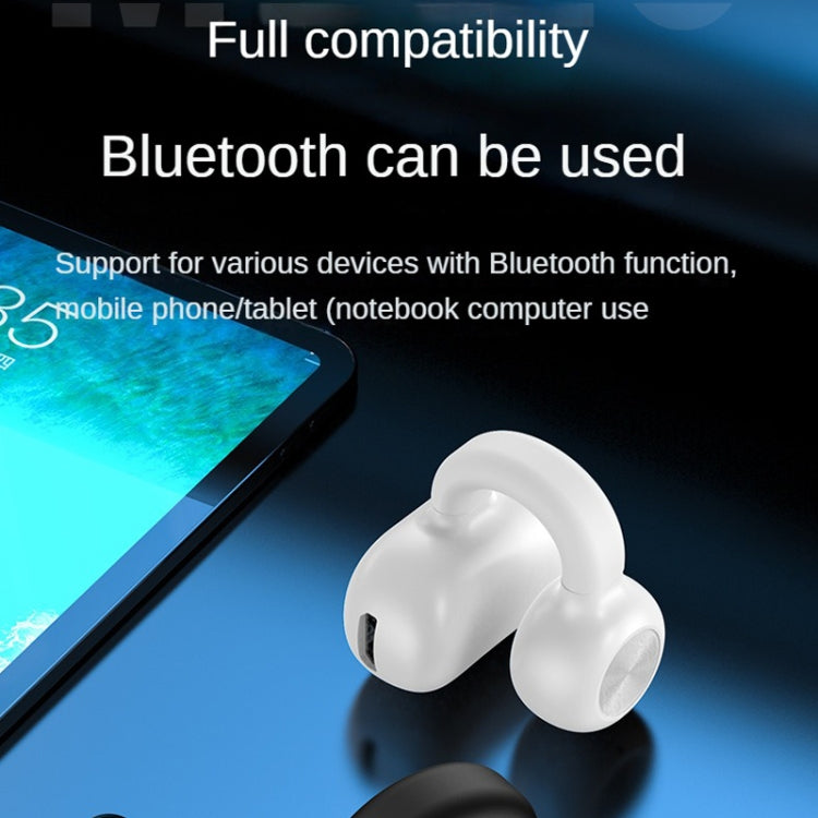 Z28 Wireless Ear Clip Type Single-Ear Bluetooth 5.3 Earphone(White Box Packag)