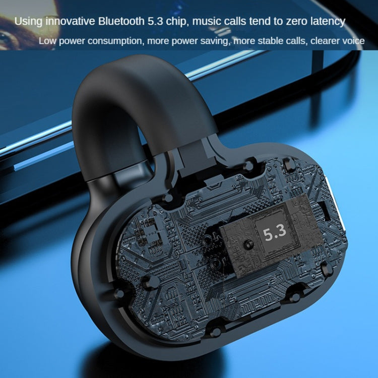 Z28 Wireless Ear Clip Type Single-Ear Bluetooth 5.3 Earphone(White Box Packag)