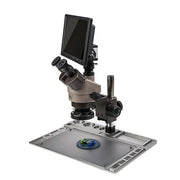 BAKU BA-011 Binomial Electronic Microscope Jewelry Appraisal Mobile Phone Repair With PCB Patch Repair Platform(EU Plug 220V)