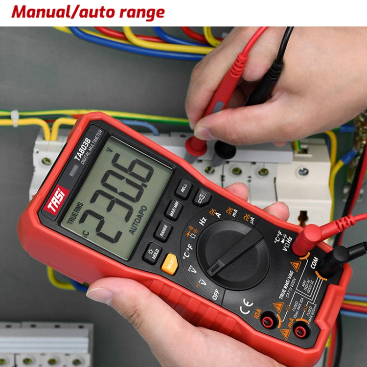 TASI TA803A Digital High Precision Multimeter Digital Display Household Multifunction Electrician Multimeter