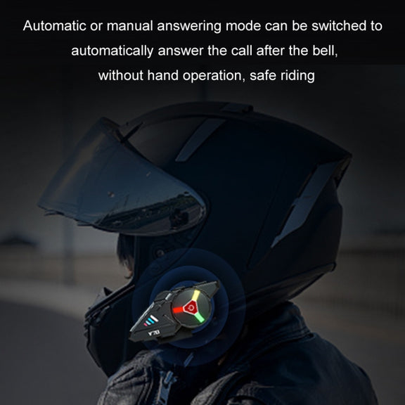 KUQIBAO Motorcycle Helmet Built-in Water-resistant Bluetooth Earphone(Hard Microphone)