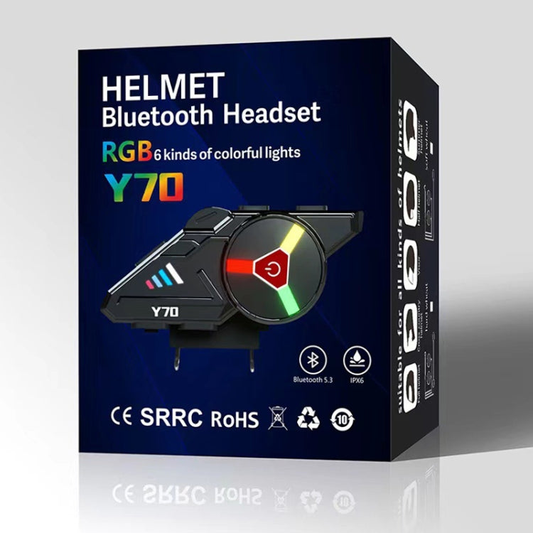 KUQIBAO Motorcycle Helmet Built-in Water-resistant Bluetooth Earphone(Hard Microphone)