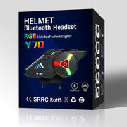KUQIBAO Motorcycle Helmet Built-in Water-resistant Bluetooth Earphone(Hard Microphone)