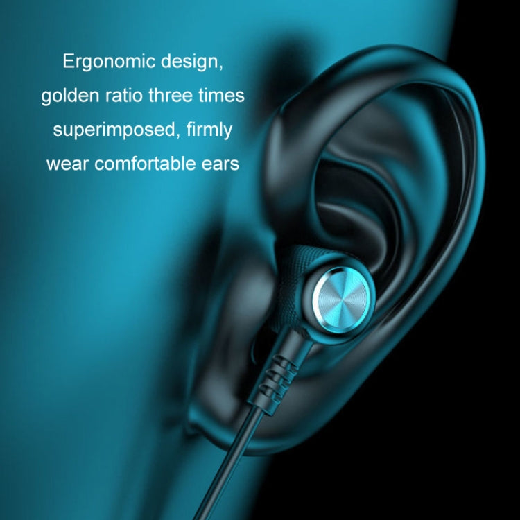 Wireless Hanging Neck Long Battery Life Sports Binaural Bluetooth Headset(Red OPP Bag)
