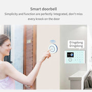 CS118   WIFI+GSM Tuya Smart Voice Alarm System Supports Amazon Alexa/ Google Assistant, Spec: Package 5