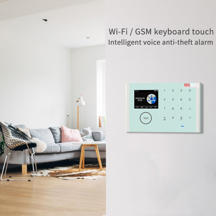 CS118   WIFI+GSM Tuya Smart Voice Alarm System Supports Amazon Alexa/ Google Assistant, Spec: Package 5