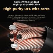CVJ In-Ear Wired Gaming Earphone, Color: With Mic Black