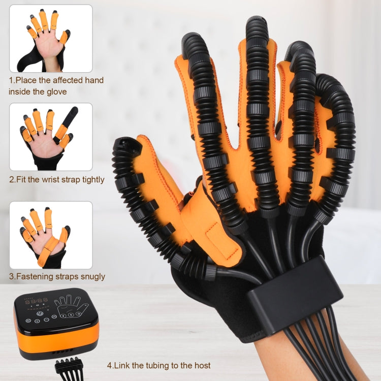 Intelligent Rehabilitation Robot Glove Trainer With AU Plug Adapter, Size: L(Host+Left Hand)