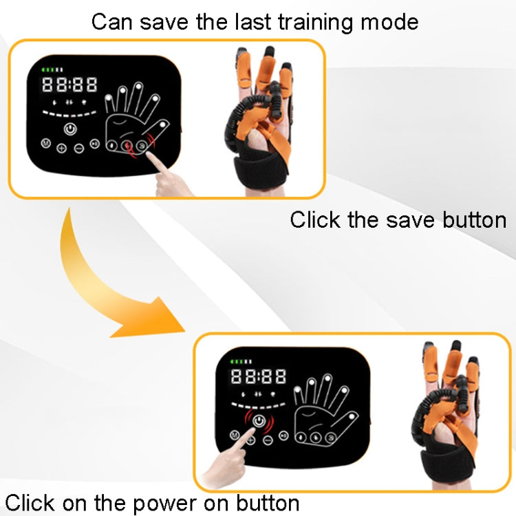 Intelligent Rehabilitation Robot Glove Trainer With AU Plug Adapter, Size: L(Host+Left Hand)